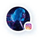 instagramのアイコンとユーザーアイコン